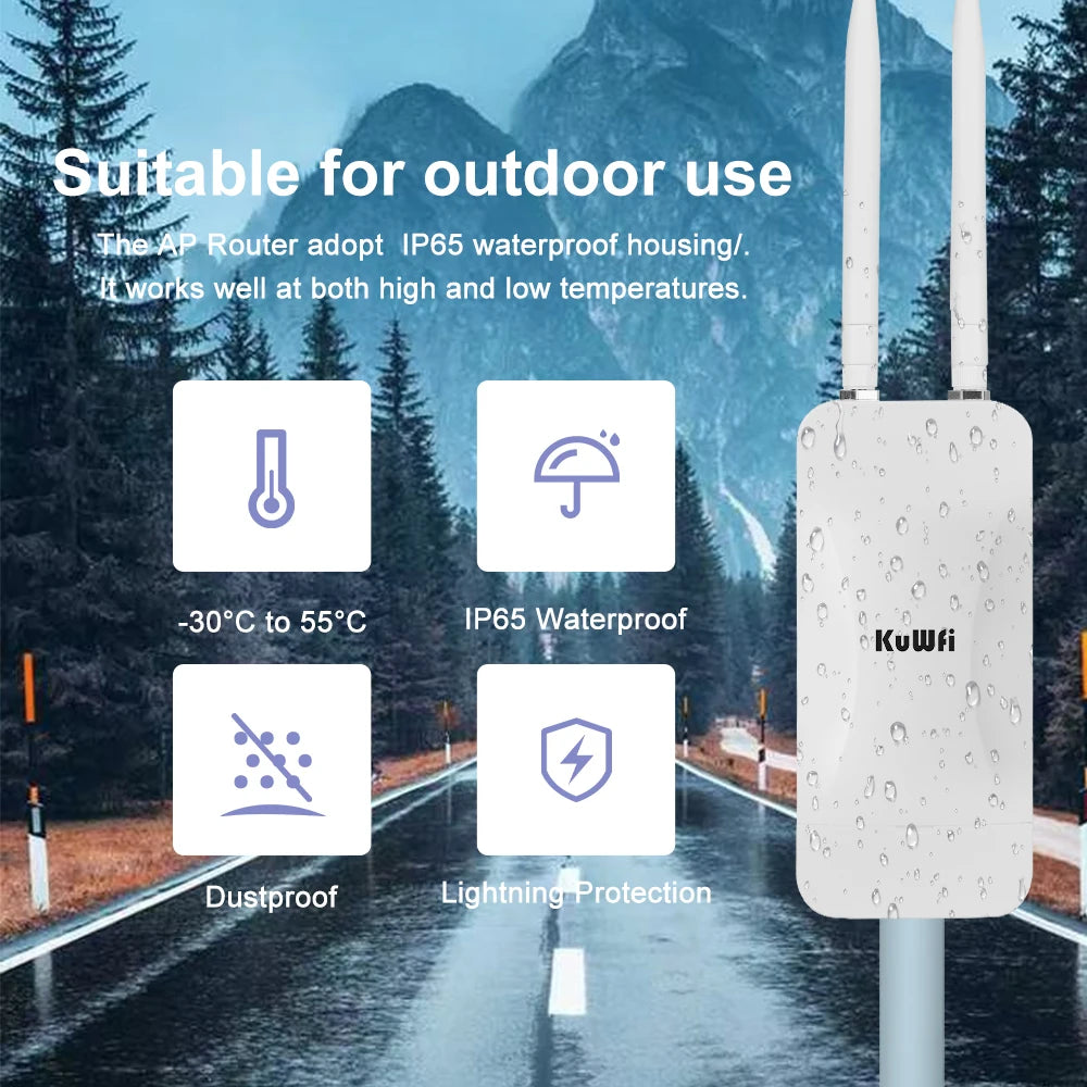 KuWFi 1200 Mbit/s Outdoor Dualband Router