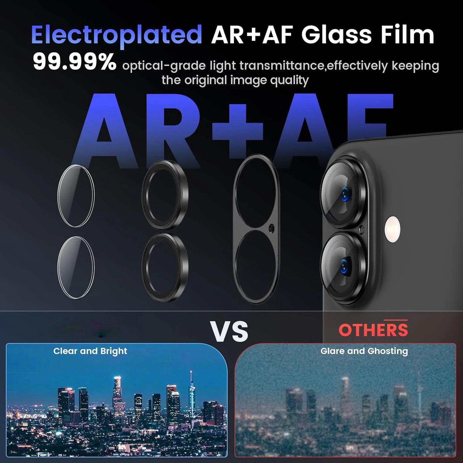 Metall Kamera Schutzglas iPhone