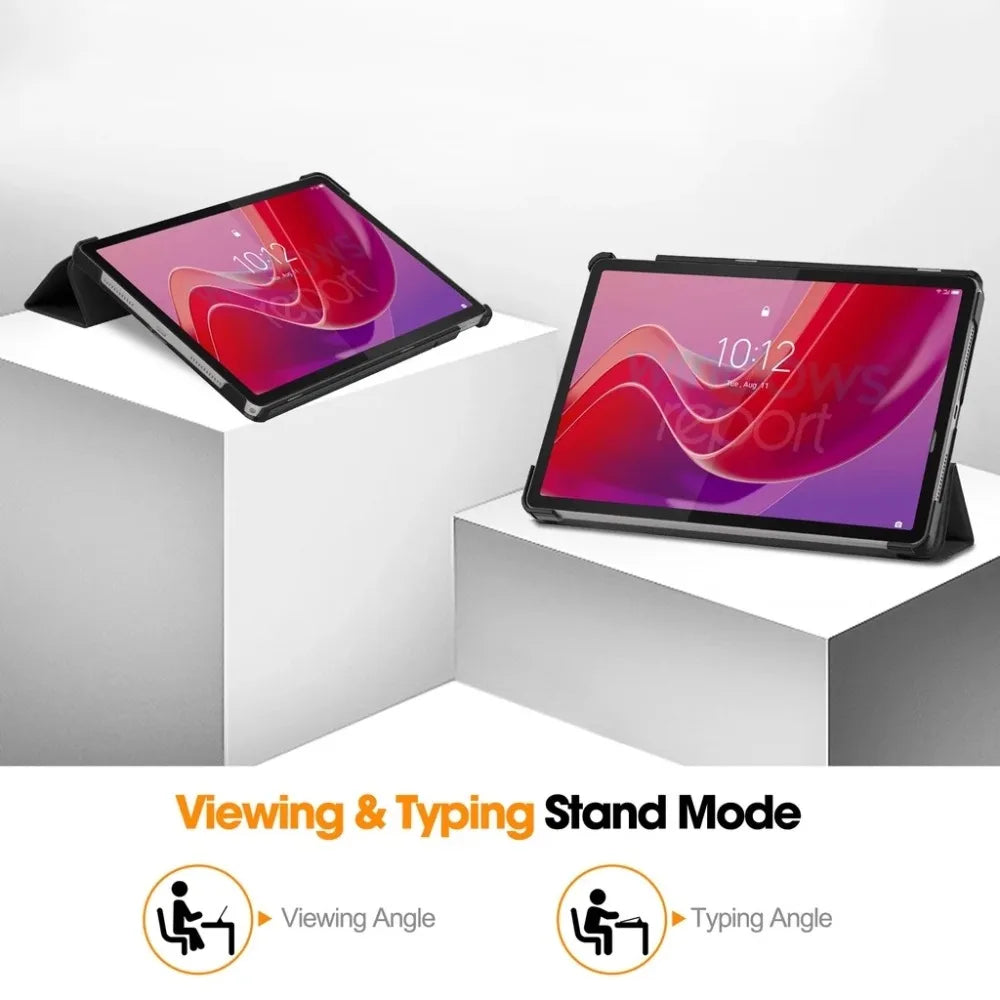 Für Lenovo Xiaoxin Pad Pro 12,7 zoll 2023 TB-370FU Tri-Folding Stand Smart Tablet Fall Für Lenovo Tab P12 Fall 12 7 Abdeckung funda
