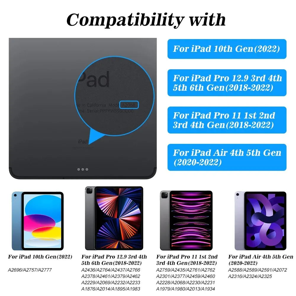 Magic Keyboard Hülle für iPad Air/Pro