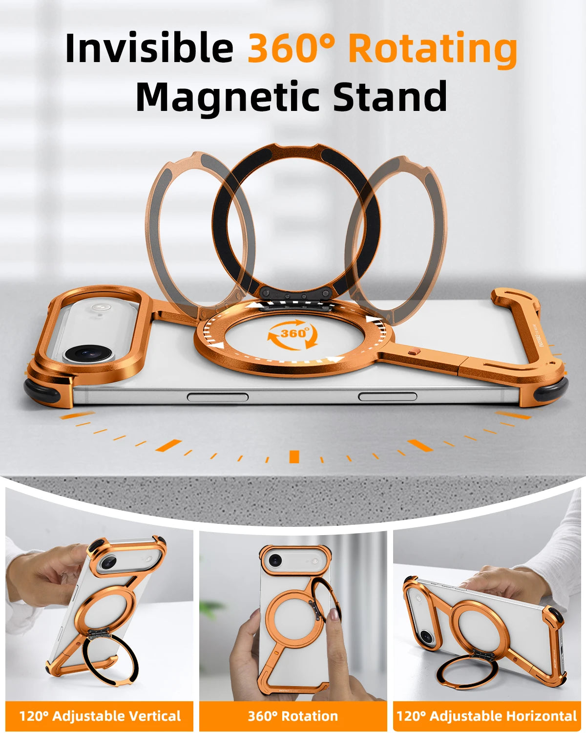 360° Drehbare Z-Hülle mit MagSafe für iPhone 17 Air