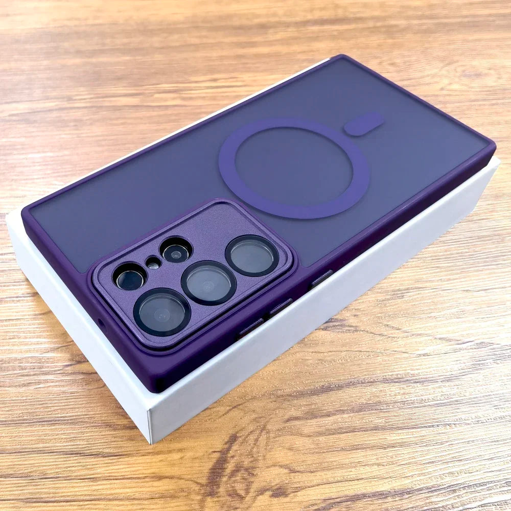 Luxus Matte Hülle für Samsung Galaxy S22–S25 Ultra