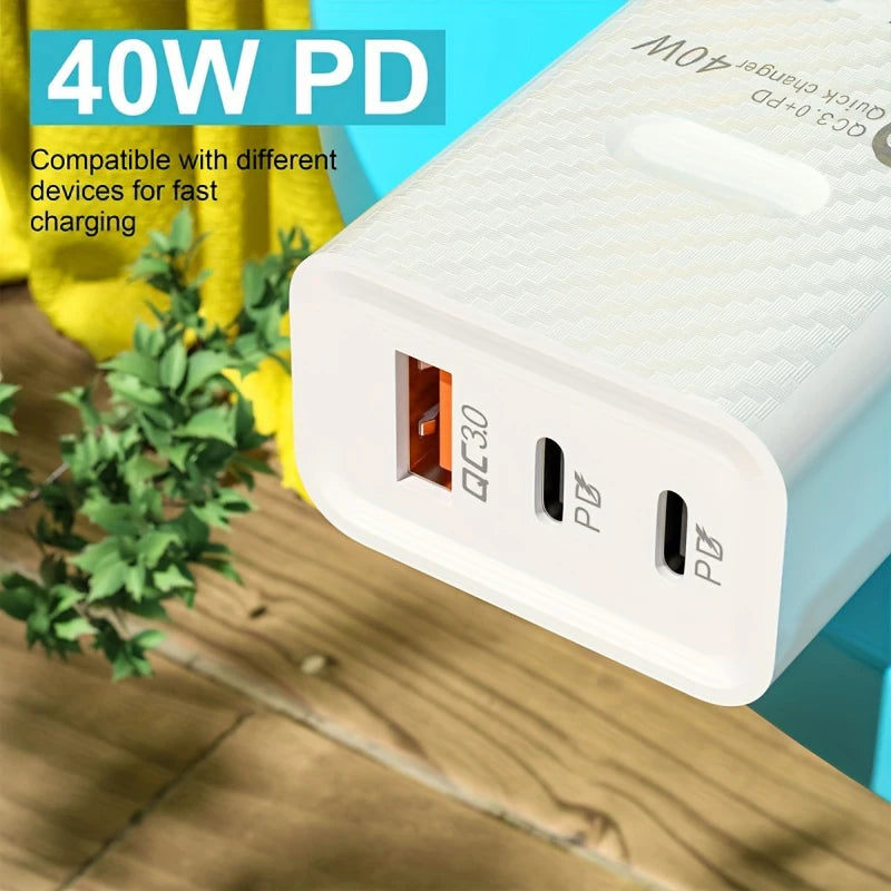 Fast Charging USB-C Wall Charger 2PCS