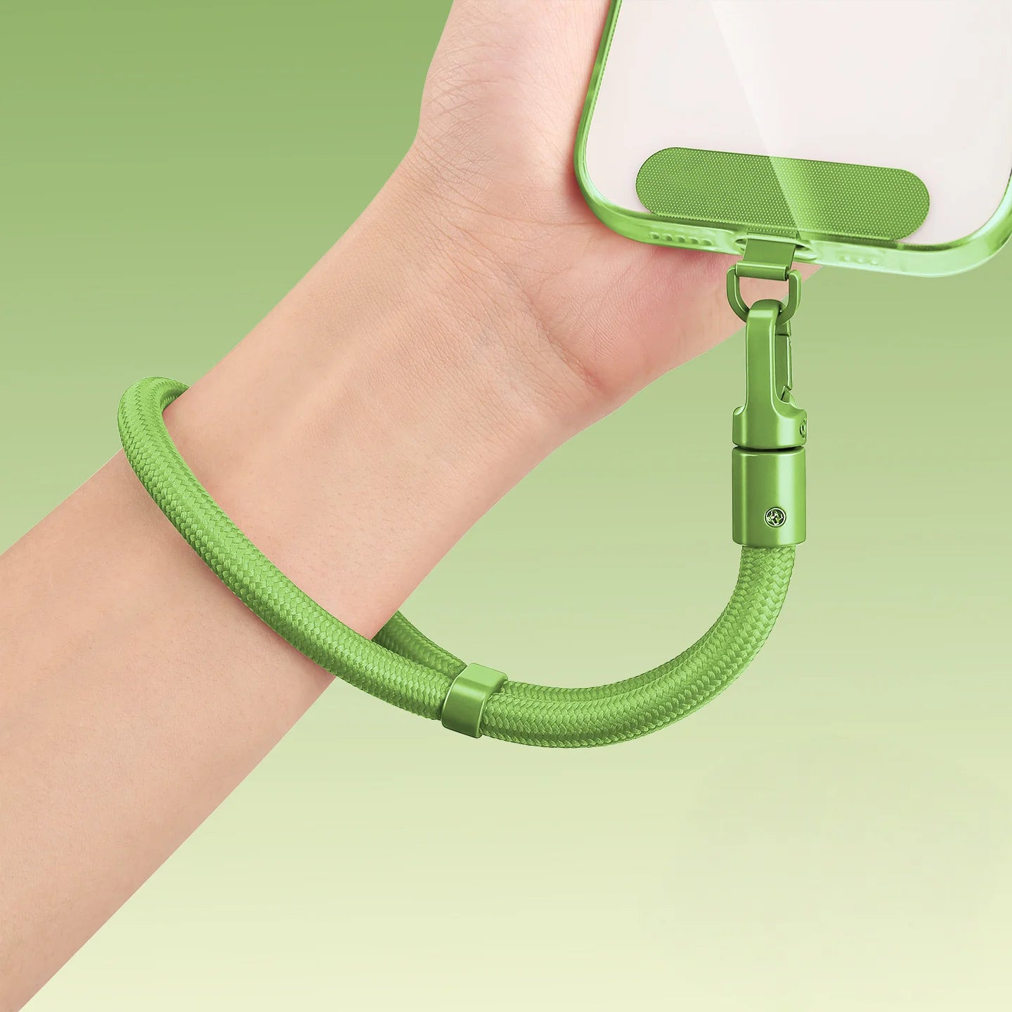 Kurzes Handy-Lanyard mit Anti-Drop-System, verstellbar