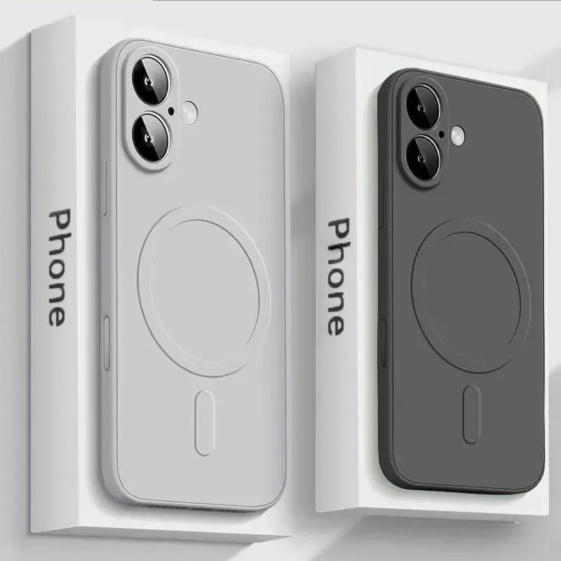 Luxus MagSafe Silikonhülle iPhone