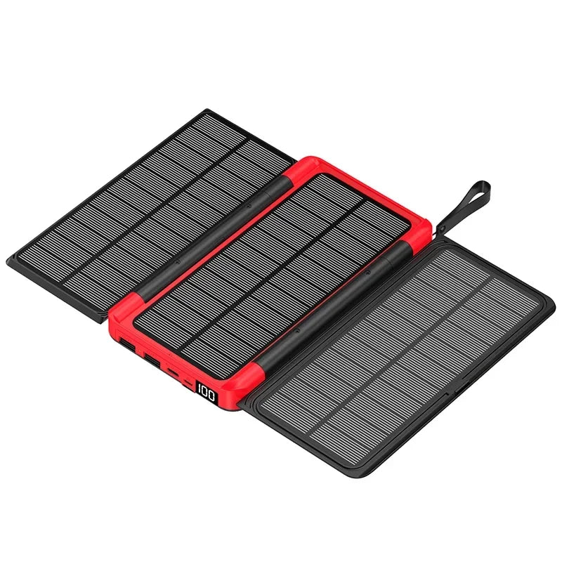 Solar Powerbank 20000mAh mit Qi Wireless Funktion