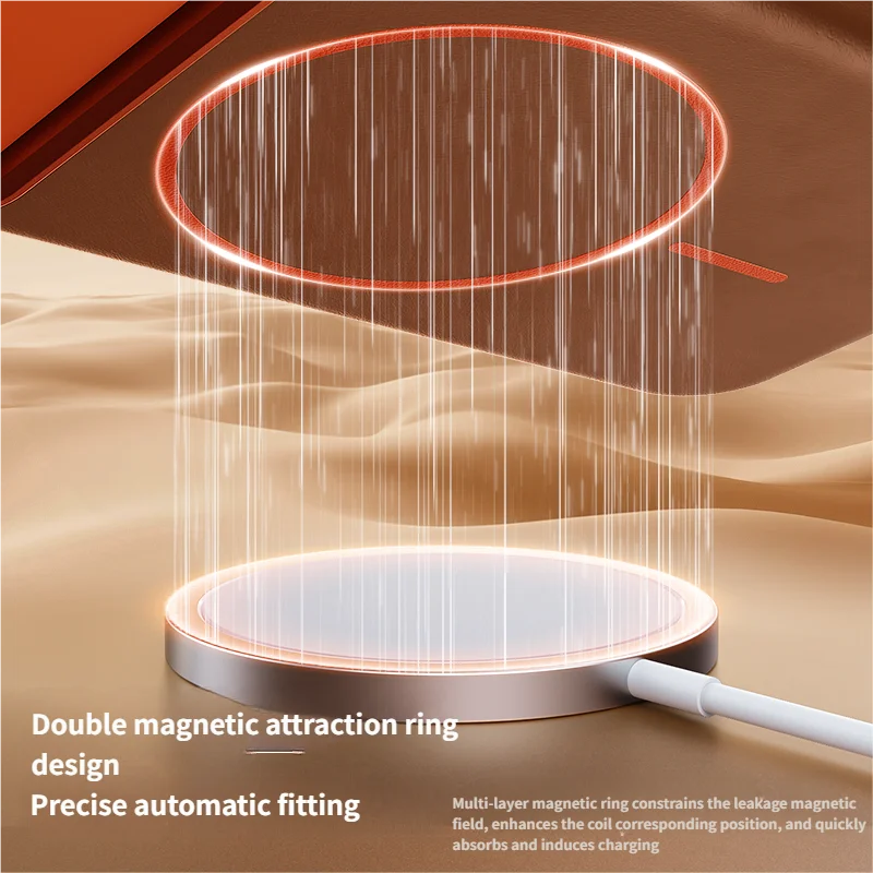 iPhone 17 Pro Max Lederhülle Elefant Textur Magnetisch