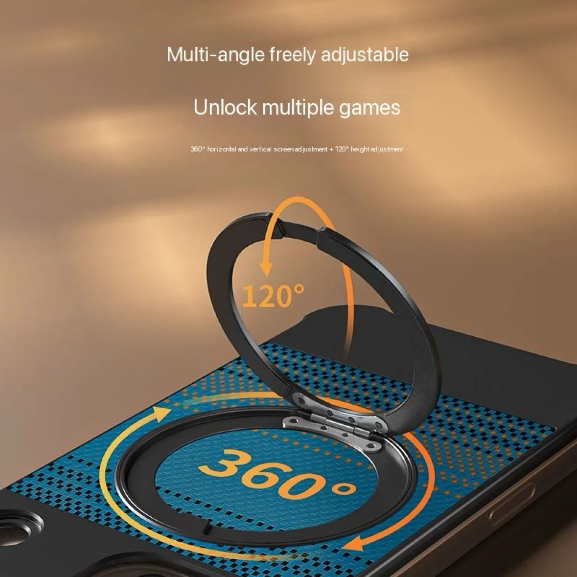 Metall-Handyhülle mit Ständer für Galaxy S25–S23 Ultra