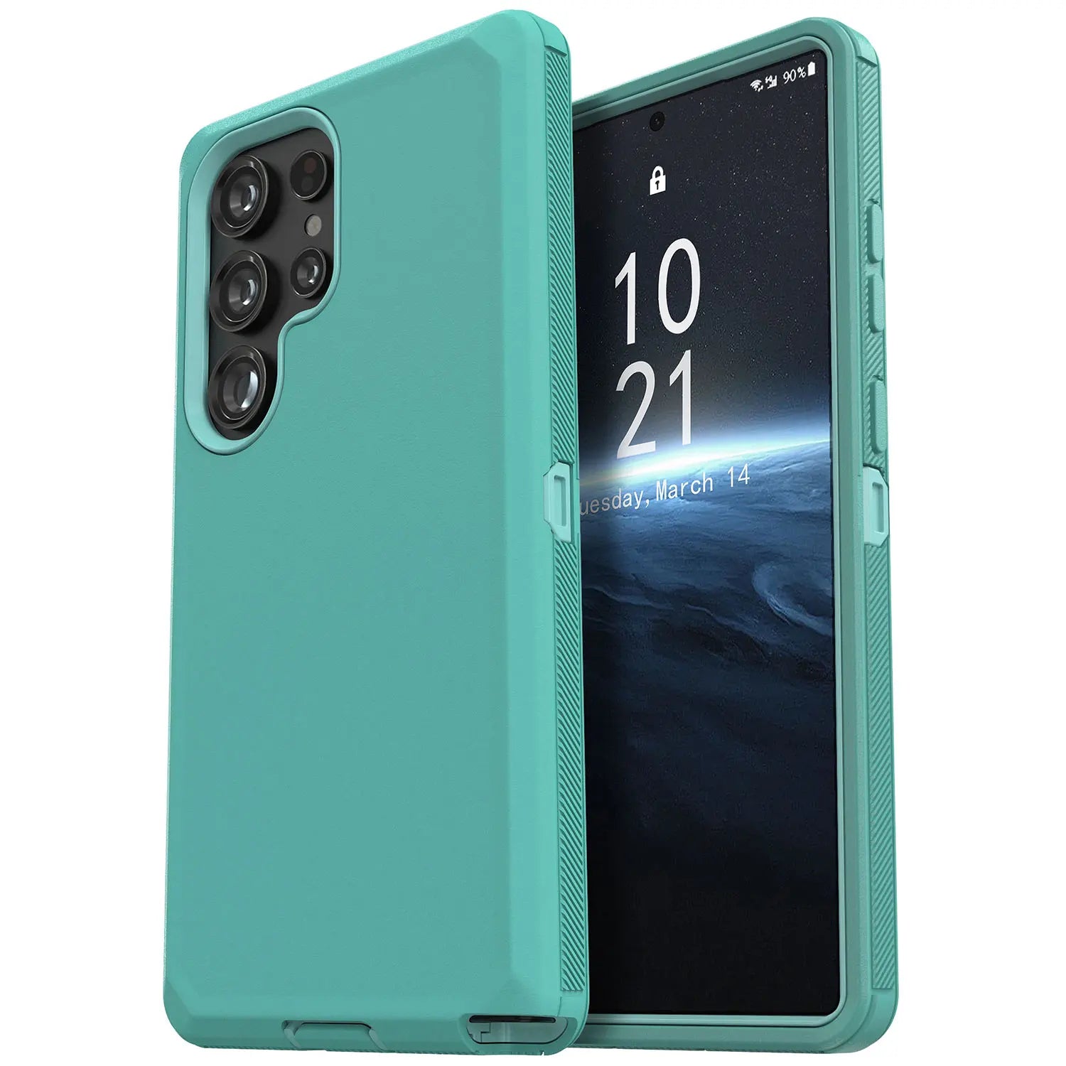 Grün Stoßfeste Hülle für Galaxy S24