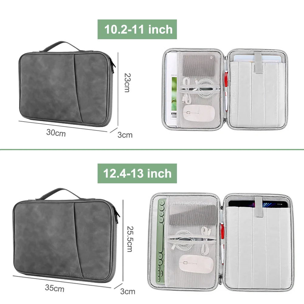 iPad Hülle Tasche 10–13 Zoll