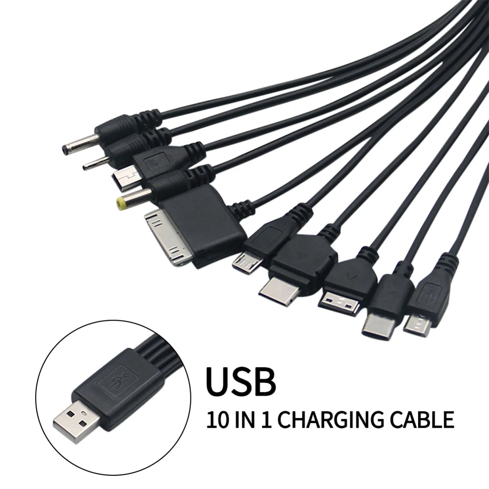 10-in-1 Multi-USB-Ladekabel für Handy & Tablet