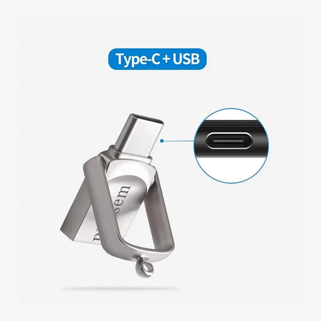 Bliksem 2-in-1 USB-Stick Type-C 32–128GB