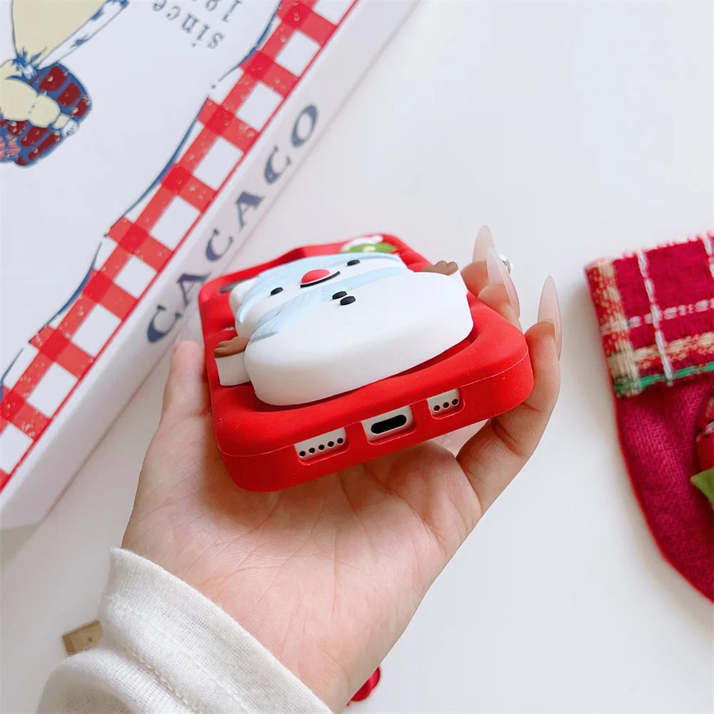 3D Christmas Snowman Case for iPhone Pro Max