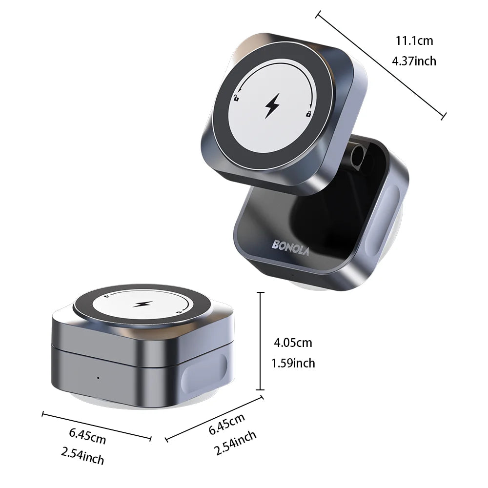 15W Magnetic Car Charging Pad