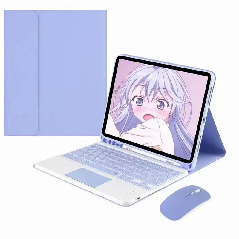 Touchpad Tastatur Hülle mit Maus für iPad 11. Gen 11 Zoll 2025
