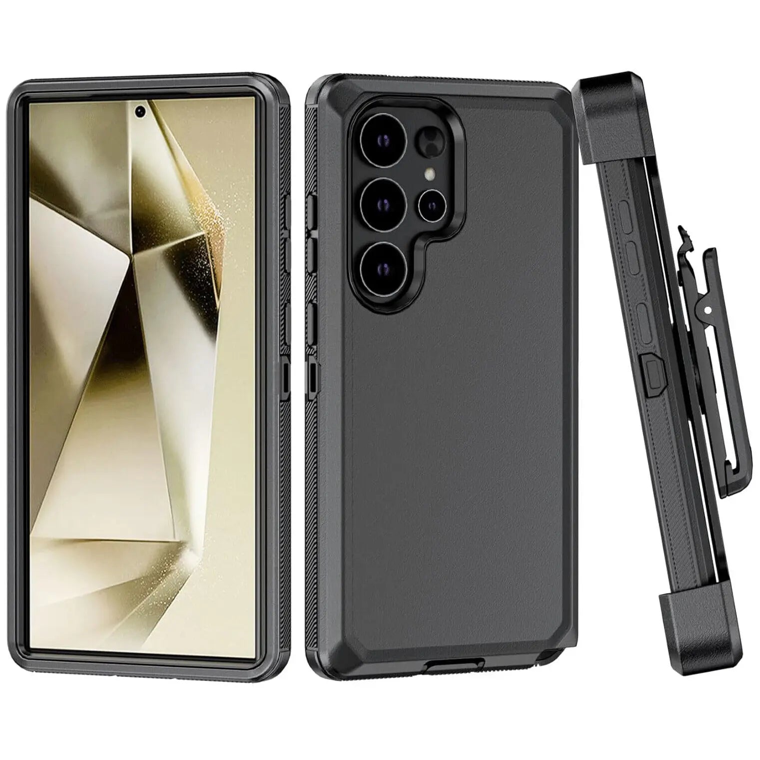 Für Galaxy S25–S20 Hülle mit Gürtelclip & Schutz