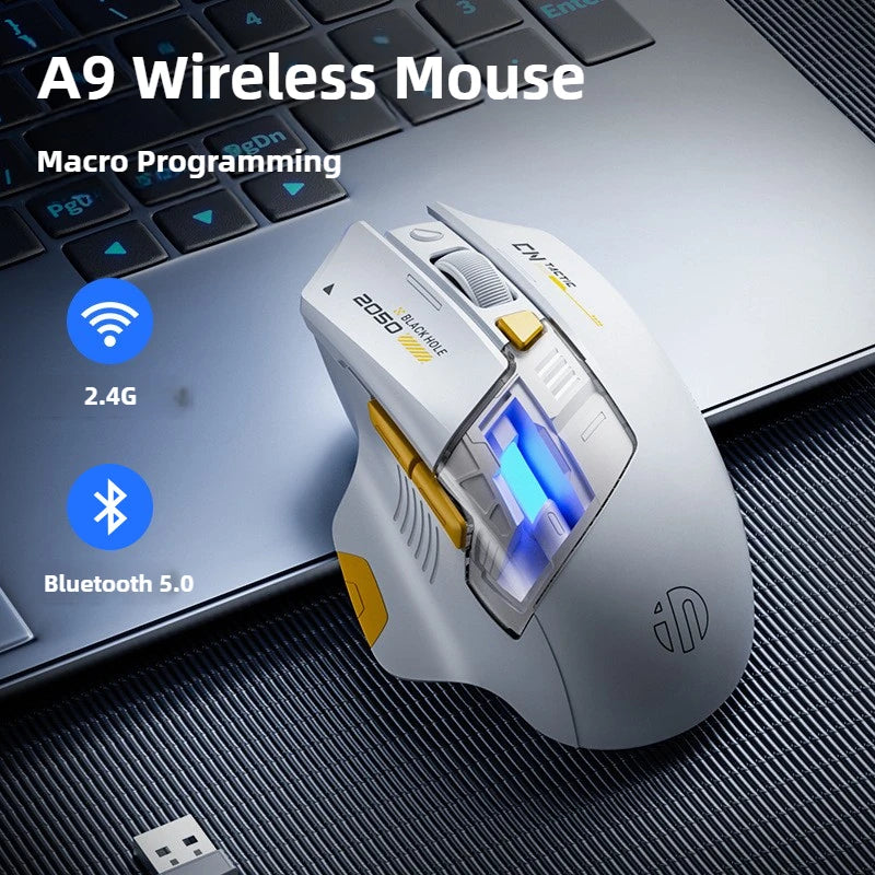Ergonomische Drahtlose Bluetooth Maus 12800 DPI RGB