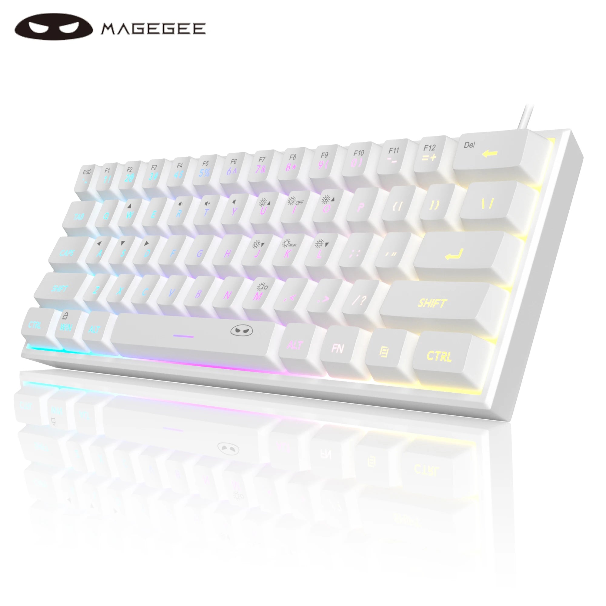 MageGee TS91 60 % Mini RGB Gaming-Tastatur
