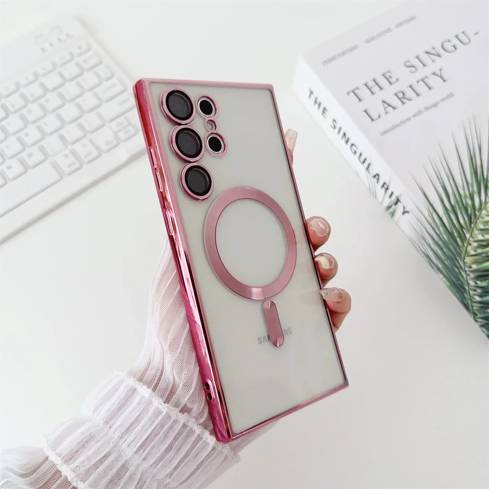 Magnetische Magsafe Hülle für Samsung S25/S24