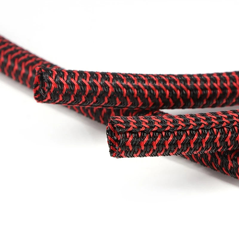 Rot-Schwarzer Selbstschließender Kabelschutz PET