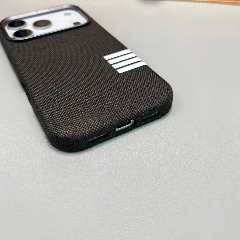 MagSafe Flachs Gewebe Hülle für iPhone 17 Pro Max