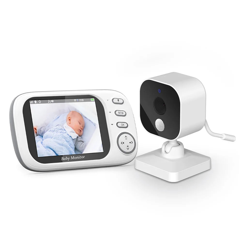 Kabelloses 3,5-Zoll Babyphone 720P mit VOX & Temperatur