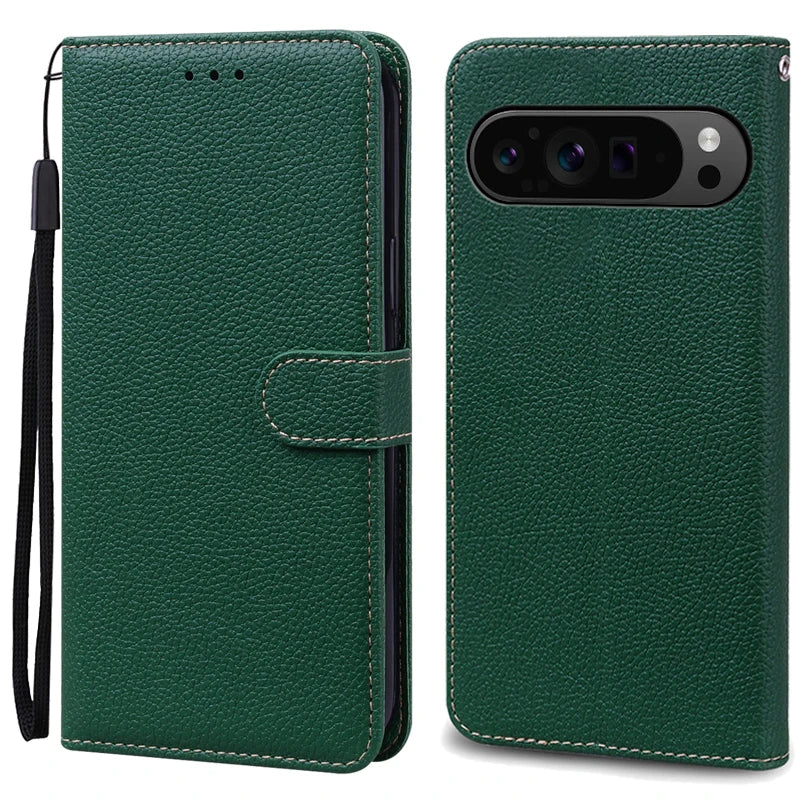 Leder Flip Wallet Hülle für Google Pixel 10 Pro XL