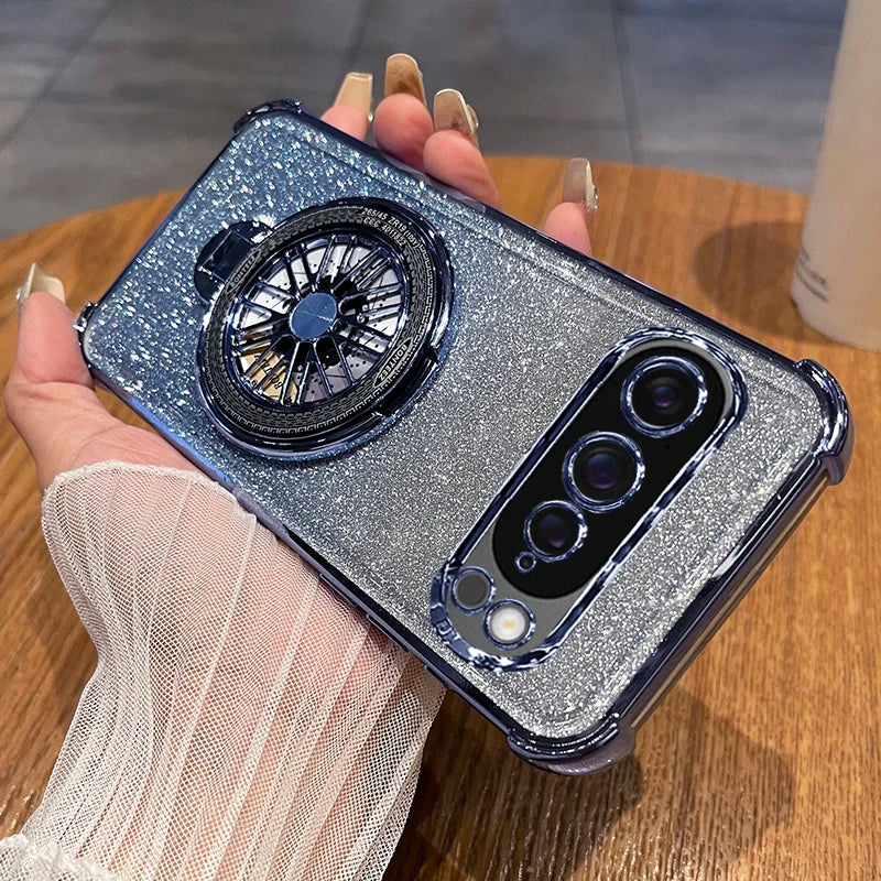 Glitzernde Silikonhülle für Google Pixel 10