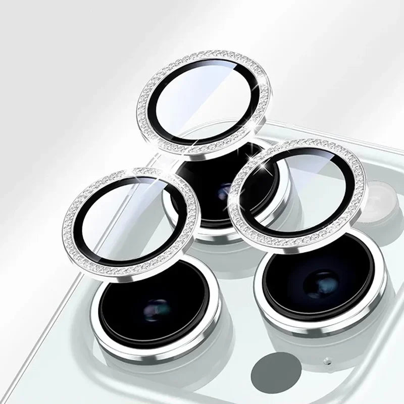 Glitzernde Diamant Kamera Schutz Hülle für iPhone 17