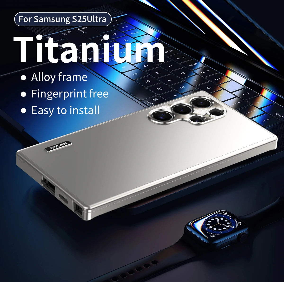 Magnetische Aluminium Hülle für Samsung S25 Ultra