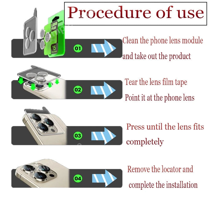 Metal camera protective ring for iPhone 17