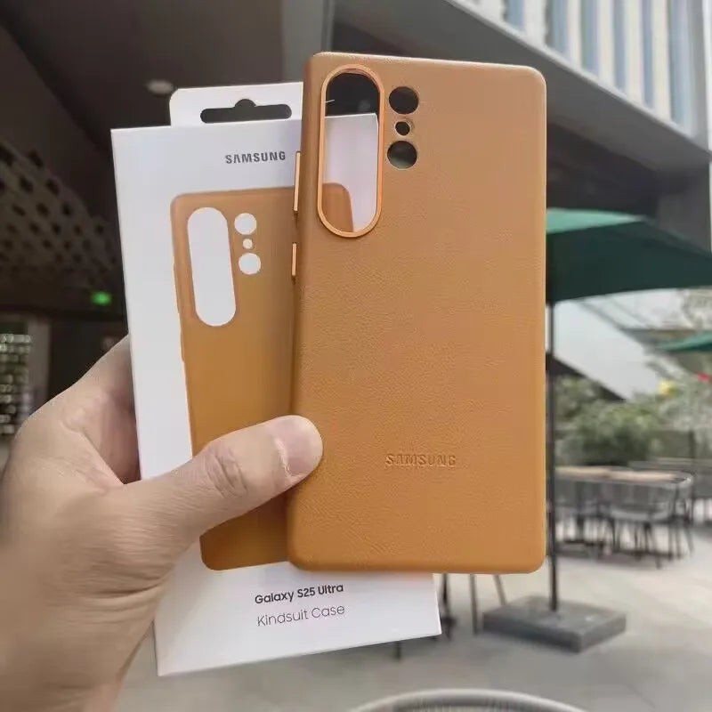 Luxus Lederhülle für Samsung Galaxy S25 Ultra