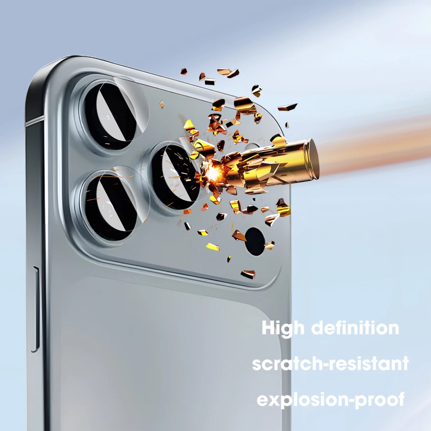 iPhone 17 Kameraobjektiv Schutzglas 9H Anti-Kratz