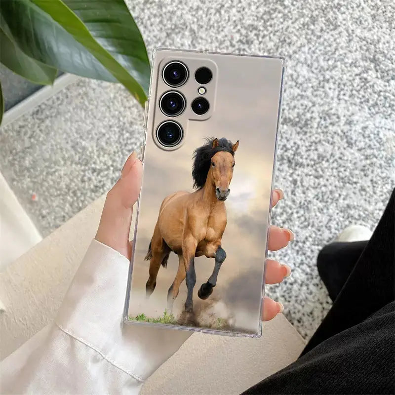 Galloping Horses Case for Samsung Galaxy S25 Ultra
