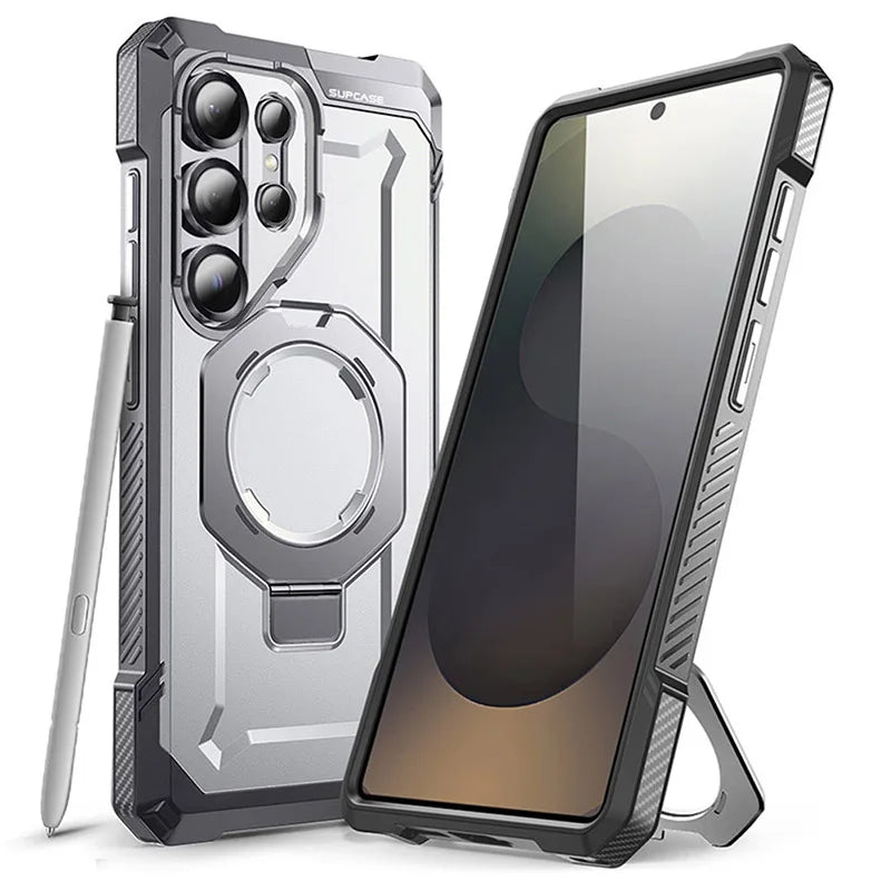 Robuste Magnet-Hülle mit Ständer für Galaxy S25 Ultra