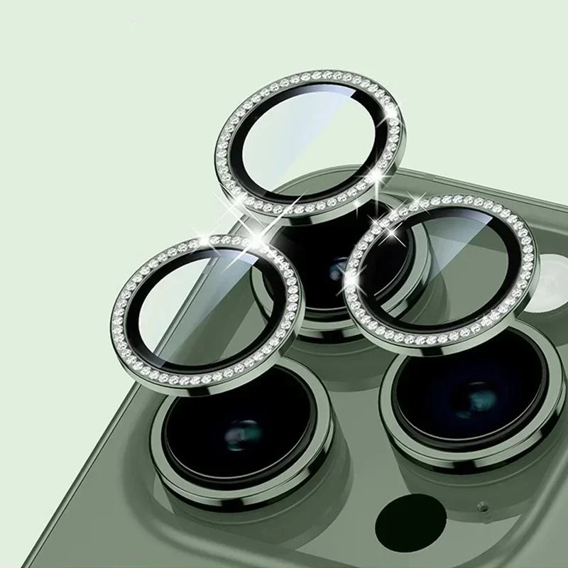Glitzernde Diamant Kamera Schutz Hülle für iPhone 17
