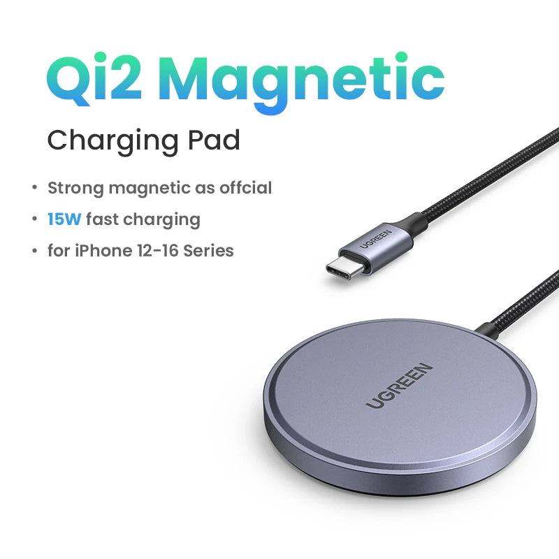 15W Magnetisches Qi Ladegerät iPhone 16 17 Pro