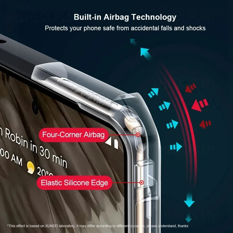 Stoßfeste Silikonhülle für Pixel 6–8 Pro