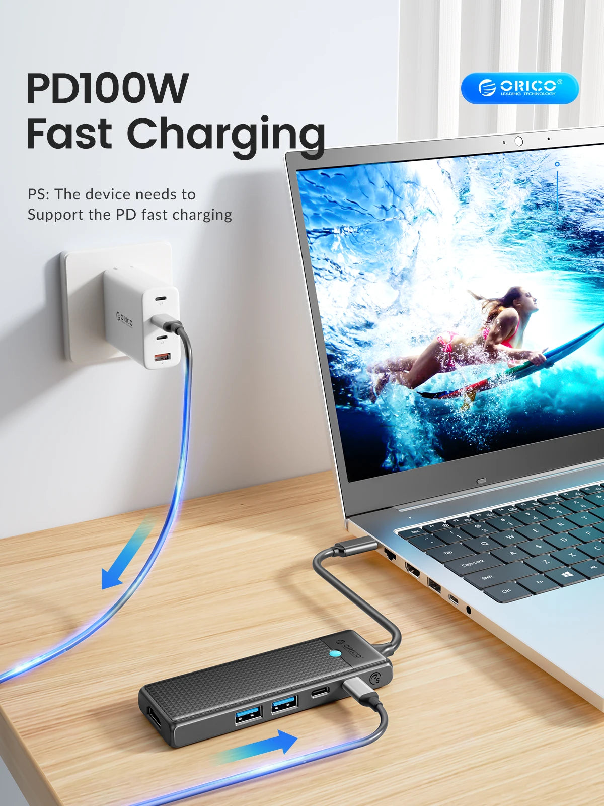 USB-C Docking Station 4K 100W