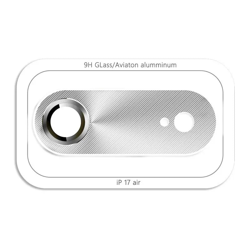 Metal camera glass protector for iPhone 17