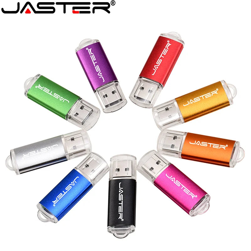 JASTER USB 2.0 Flash-Laufwerk 128M-128GB mit Anhänger