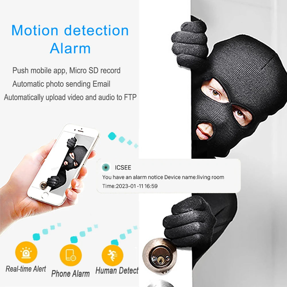 5MP 1080P POE Mini IP Kamera HD mit Micro SD