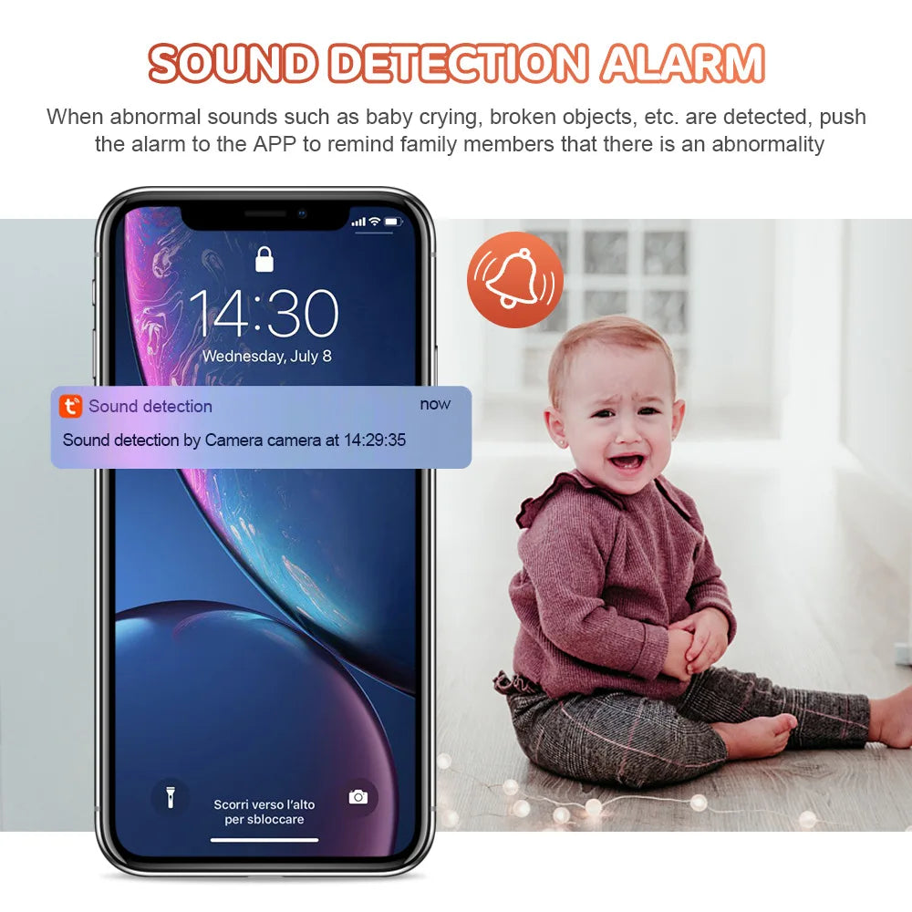 Smart Babyphone 1080P mit Temperatur & Wiegenlied