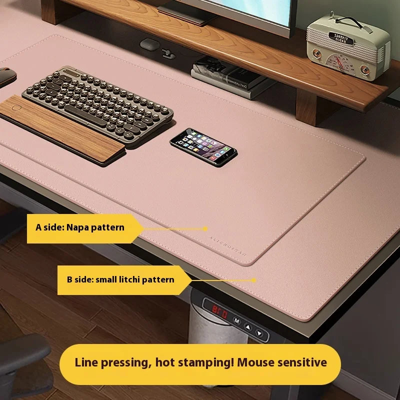 Großes Leder Mauspad Büro