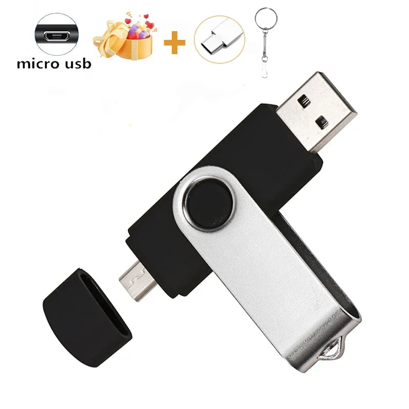 2-in-1 USB-Flash-Laufwerk 128 GB