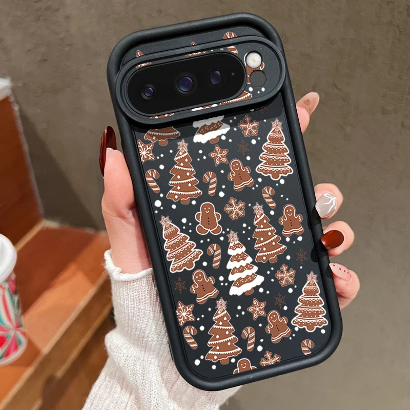 Weihnachtliche TPU-Handyhülle mit Tannenbaum für Google Pixel 10 9 8