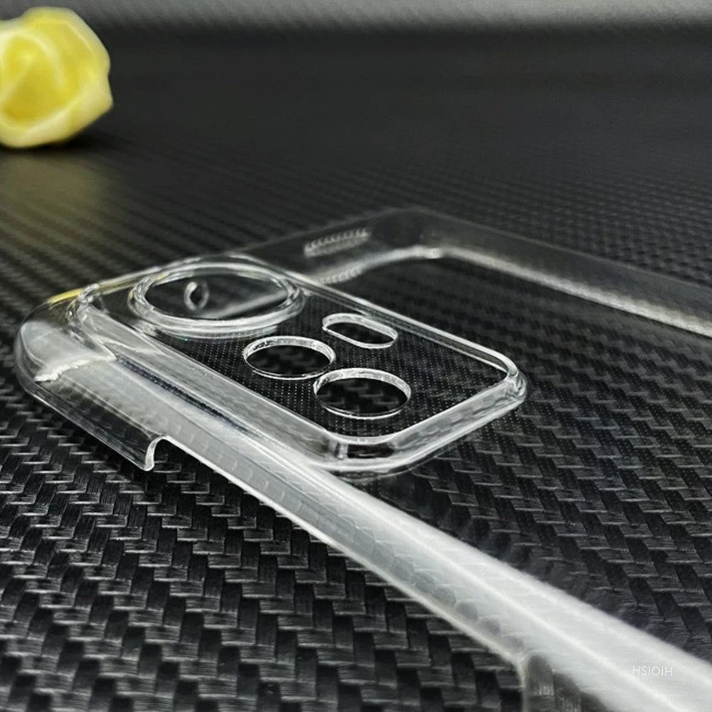 Harte Kunststoffhülle für Xiaomi 15–11T, transparent