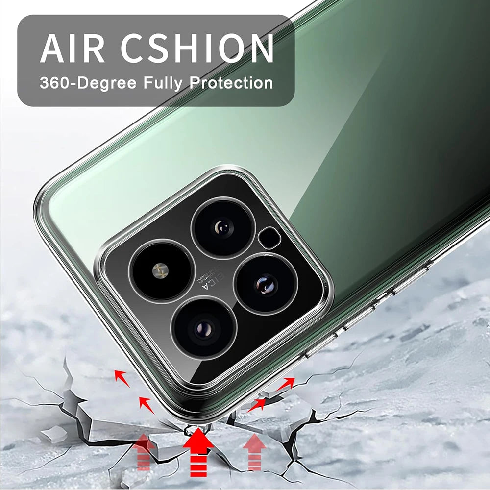 Ultradünne transparente Silikonhülle für Xiaomi