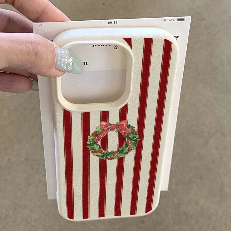 Weihnachtskranz Hülle für iPhone 17