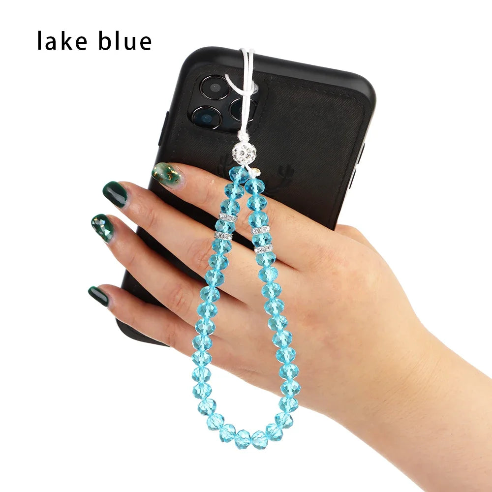 Bunte Anti-Verlust Handy Lanyard mit Kristallseil